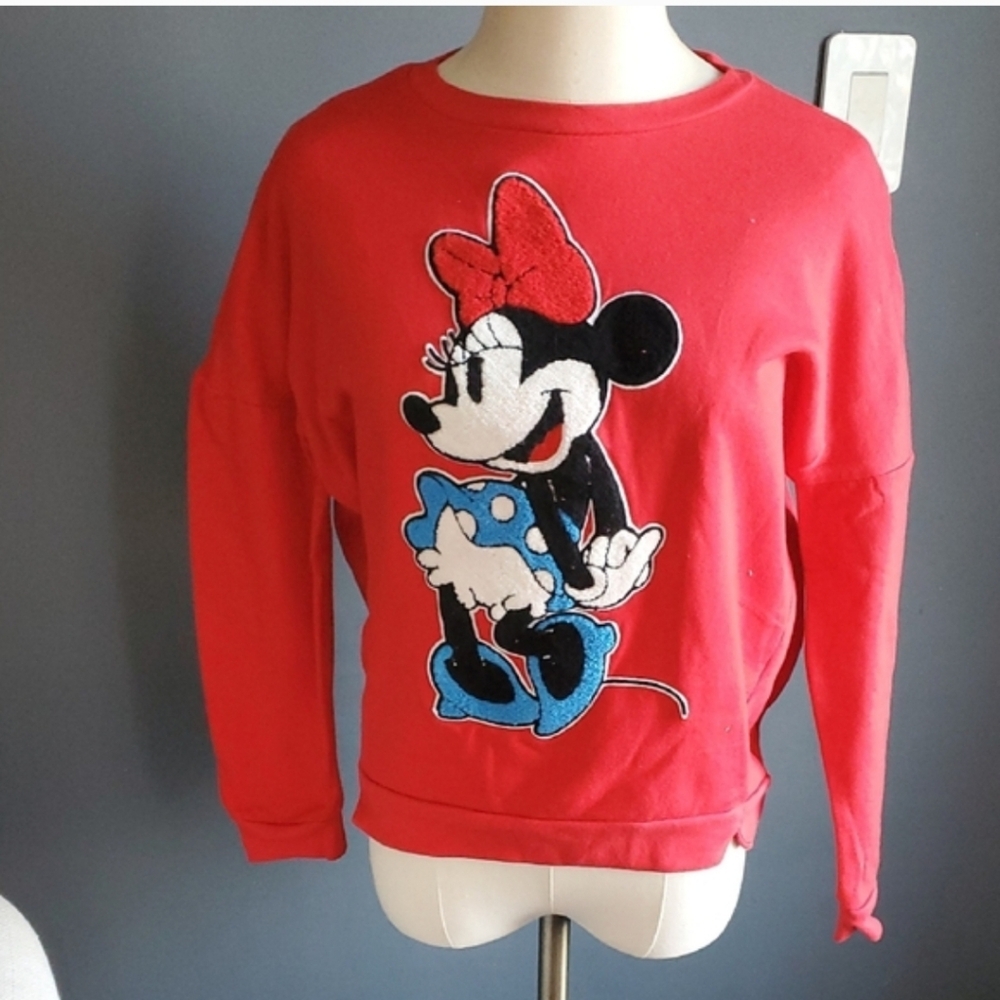 Disney Red Sweatshirt - Picture 11 of 12